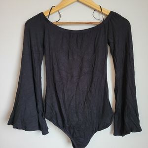 Free People Bell Sleeve Bodysuit